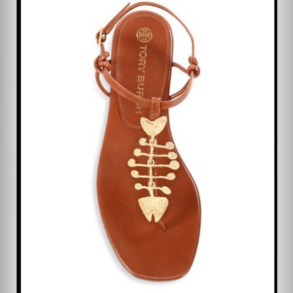 Tory Burch Fish-Embellished Sandals